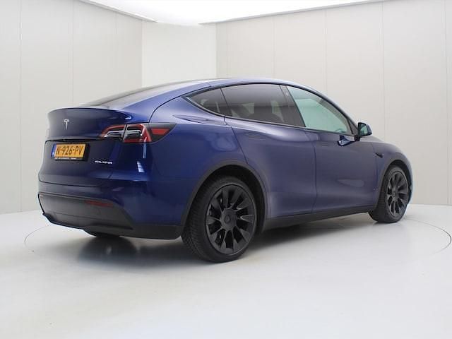 Occasion Tesla Model Y Long Range AWD 378 kW (514 PK) 2021 Blauw (metallic) SUV