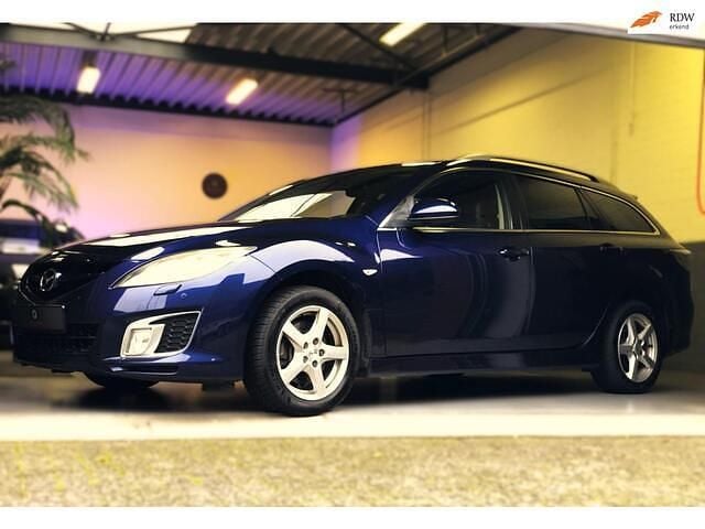 Blauw (metallic) Occasion 2008 Mazda 6 Stationwagen | € 7.499 (Duur) - Afbeelding 1/4