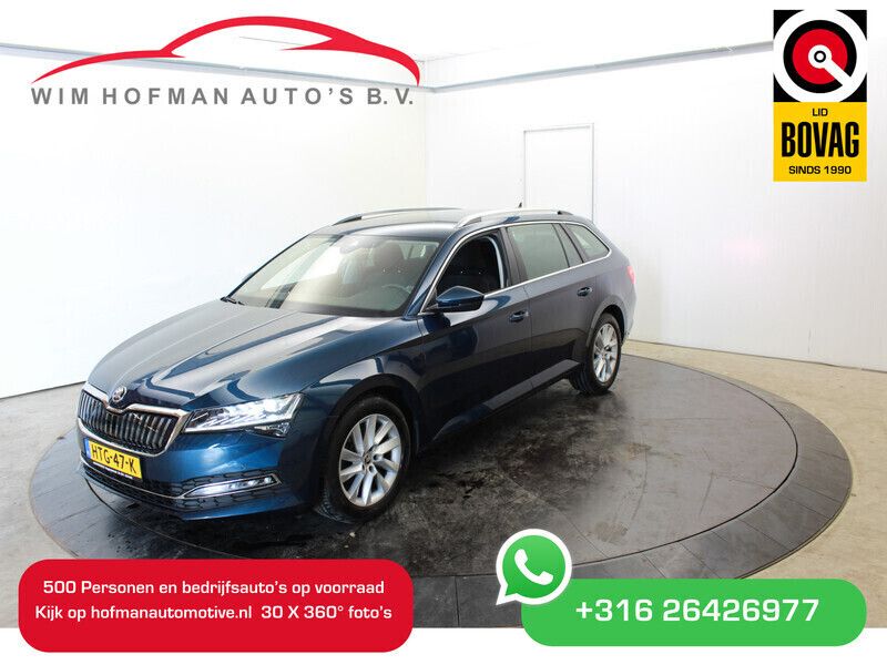 Blauw Gebruikt 2022 Skoda Superb Style Stationwagen | € 27.240 (Eerlijke prijs) - Afbeelding 1/4
