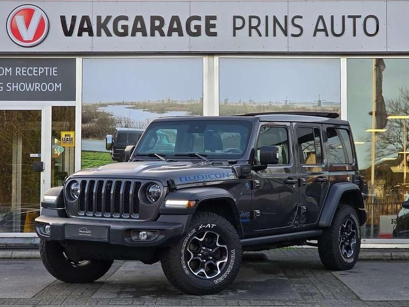 Grijs Occasion 2021 Jeep Wrangler Unlimited Rubicon SUV | € 56.700 (Eerlijke prijs) - Afbeelding 1/4