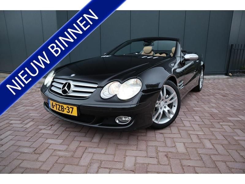 Zwart (metallic) Gebruikt 2006 Mercedes 350 Cabriolet | € 22.950 (Eerlijke prijs) - Afbeelding 1/4