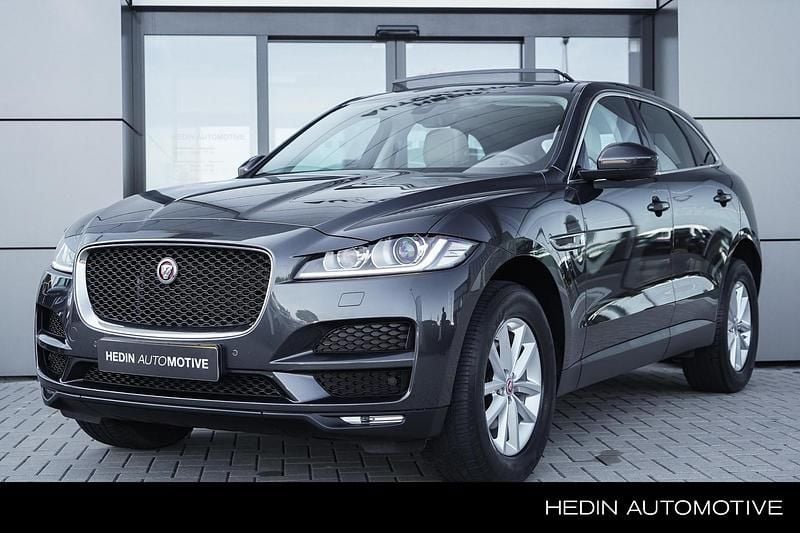 Grijs Gebruikt 2019 Jaguar F-Pace Portfolio SUV | € 28.995 (Eerlijke prijs) - Afbeelding 1/4