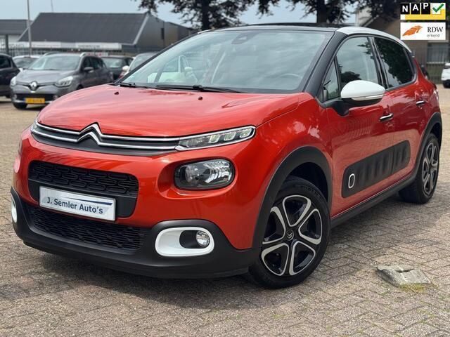 Oranje Gebruikt 2018 Citroën C3 PureTech Hatchback | € 12.999 (Iets duurder) - Afbeelding 1/4