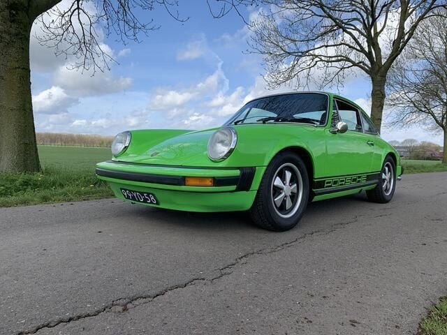 Groen Gebruikt 1973 Porsche 911 Coupé | € 69.500 - Afbeelding 1/4