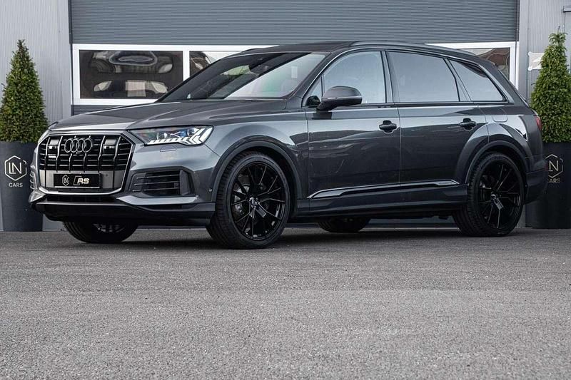 Grijs Gebruikt 2021 Audi Q7 S-Line SUV | € 59.950 (Iets duurder) - Afbeelding 1/4