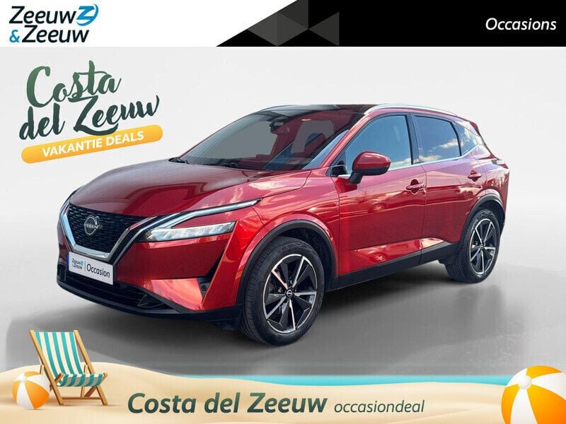 Rood Gebruikt 2023 Nissan Qashqai Tekna SUV | € 25.945 (Eerlijke prijs) - Afbeelding 1/4
