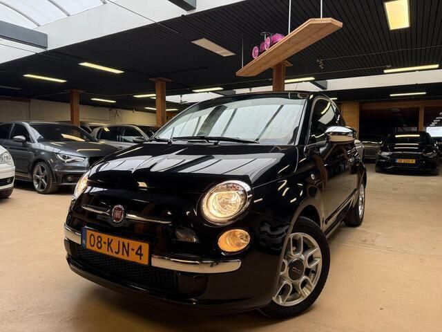 Zwart Gebruikt 2009 Fiat 500 Lounge Hatchback | € 5.250 (Eerlijke prijs) - Afbeelding 1/4
