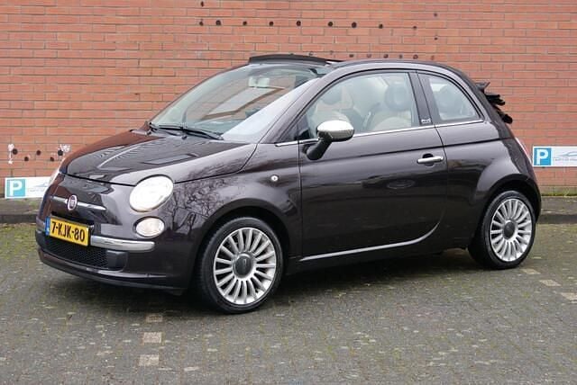 Occasion Fiat 500C Lounge 86 PK (63 kW) 2013 Paars (metallic) Cabriolet