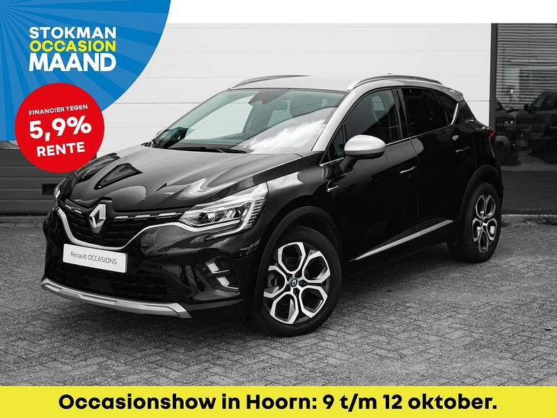Noir nacre met grijsmetallic dak (zwart metallic) Gebruikt 2021 Renault Captur Edition One SUV | € 23.400 (Iets duurder) - Afbeelding 1/3