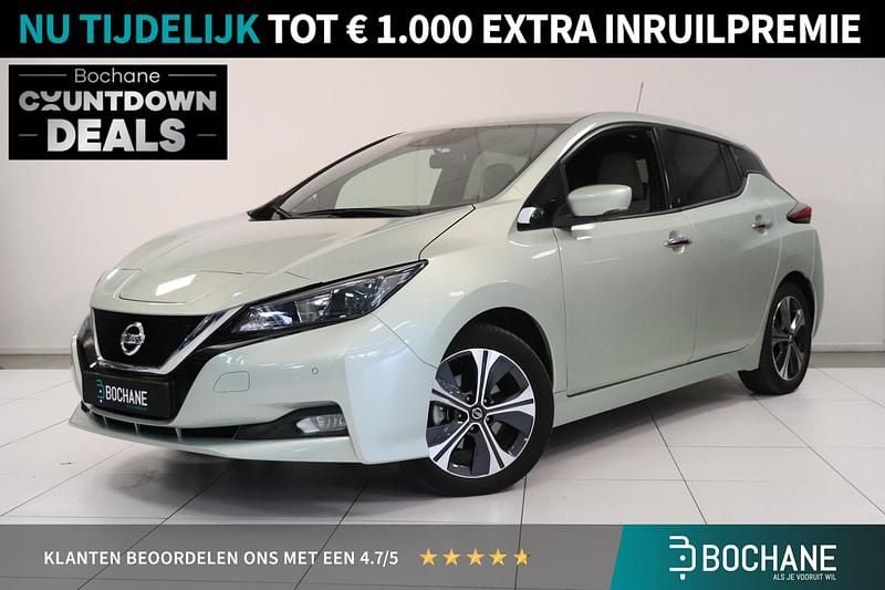 Grijs Gebruikt 2020 Nissan Leaf N-Connecta Hatchback | € 14.995 (Eerlijke prijs) - Afbeelding 1/4