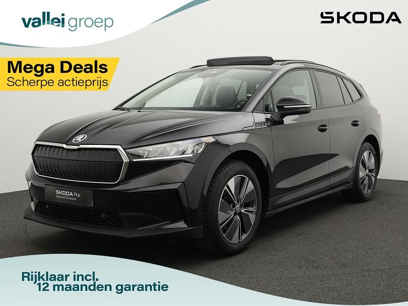 Zwart Gebruikt 2023 Skoda Enyaq iV Selection SUV | € 27.800 (Eerlijke prijs) - Afbeelding 1/4