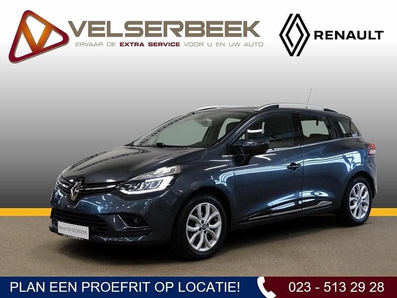 Grijs Gebruikt 2018 Renault Clio GrandTour Intens Stationwagen | € 11.845 (Iets duurder) - Afbeelding 1/4
