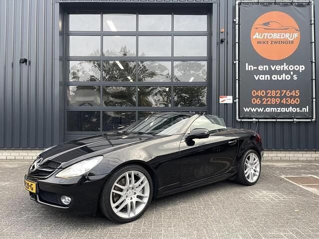 Zwart Gebruikt 2008 Mercedes SLK280 Prestige Cabriolet | € 14.950 (Eerlijke prijs) - Afbeelding 1/4