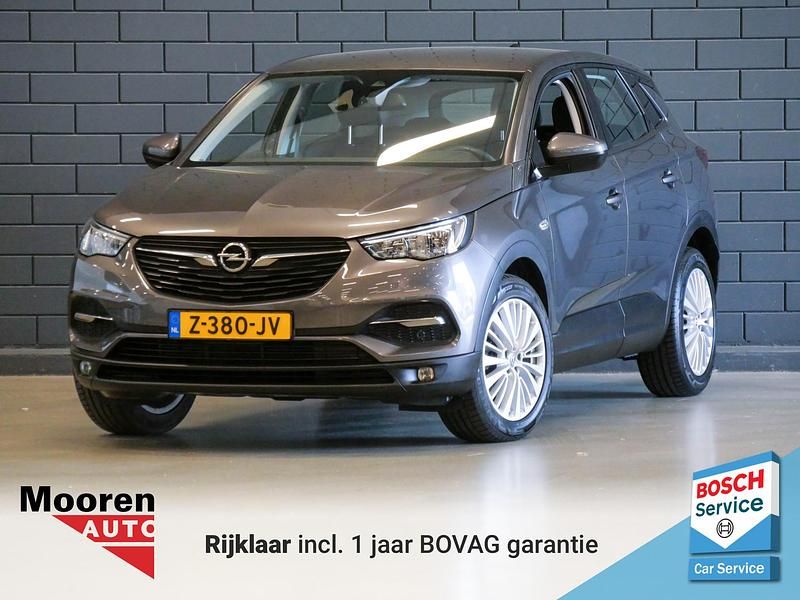 Grijs Occasion 2018 Opel Grandland X Innovation SUV | € 14.950 (Eerlijke prijs) - Afbeelding 1/4