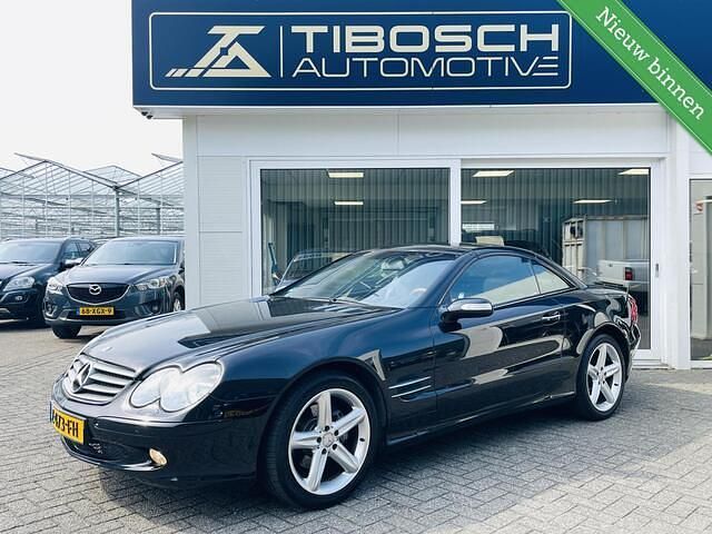 Zwart Gebruikt 2005 Mercedes SL350 Cabriolet | € 12.950 (Super prijs) - Afbeelding 1/4