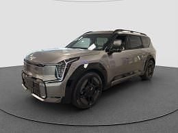 Grijs metallic Nieuw 2025 Kia EV9 GT-Line SUV | € 80.133 - Afbeelding 1/4