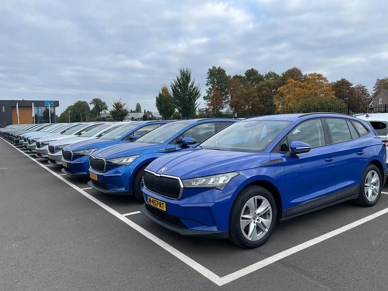 Occasion Skoda Enyaq iV SportLine 150 kW (204 PK) 2022 Blauw SUV