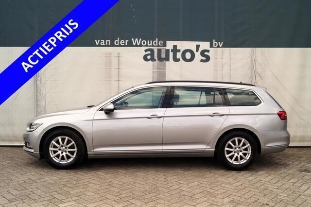 Grijs, metallic lak Gebruikt 2019 VW Passat Comfortline Stationwagen | € 18.900 (Goede deal) - Afbeelding 1/4