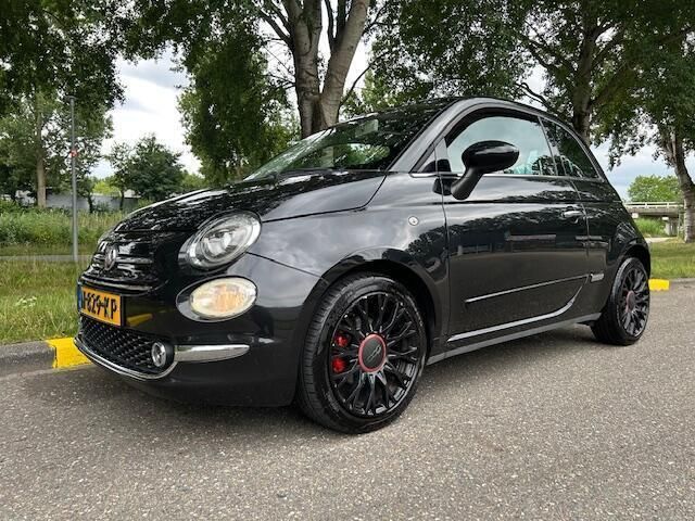 Zwart Gebruikt 2016 Fiat 500C Lounge Cabriolet | € 11.950 (Iets duurder) - Afbeelding 1/4