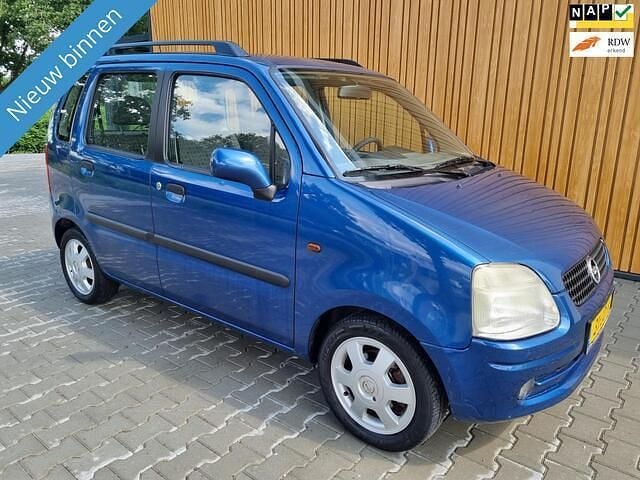 Blauw Gebruikt 2002 Opel Agila Elegance Hatchback | € 650 (Eerlijke prijs) - Afbeelding 1/4