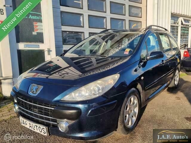 Blauw Gebruikt 2007 Peugeot 307 Stationwagen | € 1.499 (Eerlijke prijs) - Afbeelding 1/4