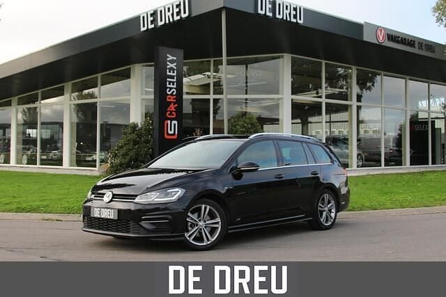 Zwart Gebruikt 2019 VW Golf VII Highline Stationwagen | € 16.500 (Eerlijke prijs) - Afbeelding 1/4