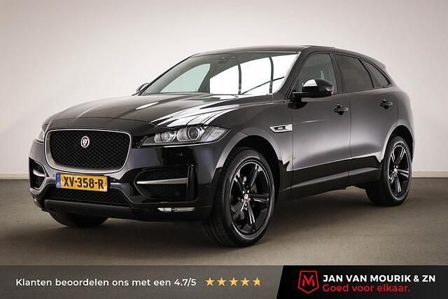 Zwart Gebruikt 2019 Jaguar F-Pace Portfolio SUV | € 34.900 (Duur) - Afbeelding 1/4