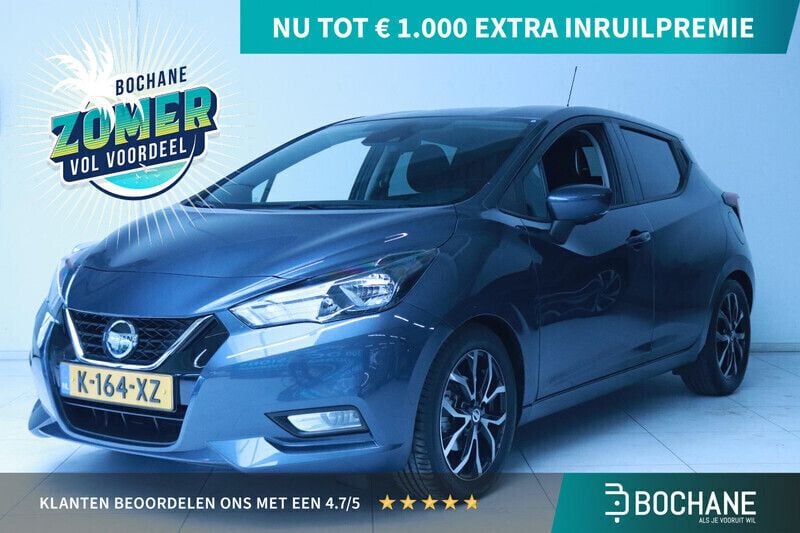 Gunmetal grey m Gebruikt 2021 Nissan Micra Tekna Hatchback | € 18.950 (Eerlijke prijs) - Afbeelding 1/4