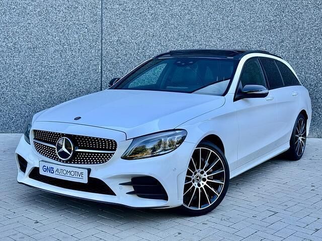 Wit Gebruikt 2020 Mercedes C200 Premium Stationwagen | € 27.995 (Eerlijke prijs) - Afbeelding 1/4