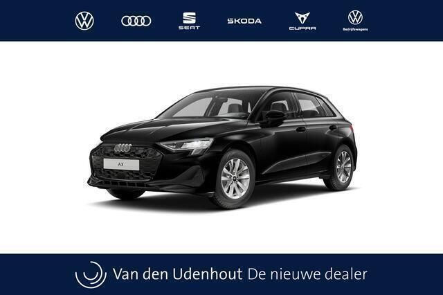 Zwart Nieuw 2025 Audi A3 Sportback Proline Hatchback | € 39.168 (Iets duurder) - Afbeelding 1/4