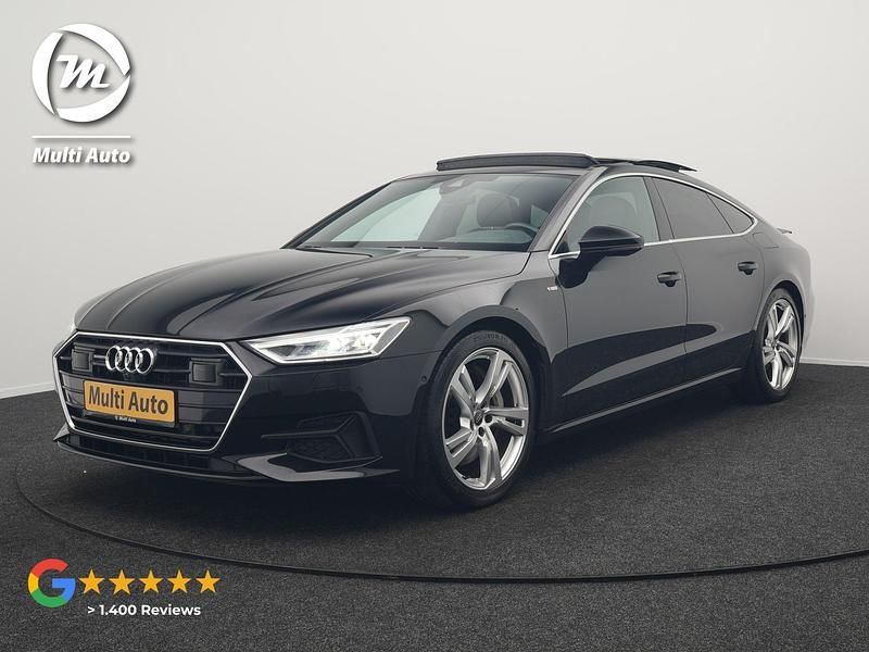 Zwart Gebruikt 2022 Audi A7 Proline Hatchback | € 49.930 (Goede deal) - Afbeelding 1/4