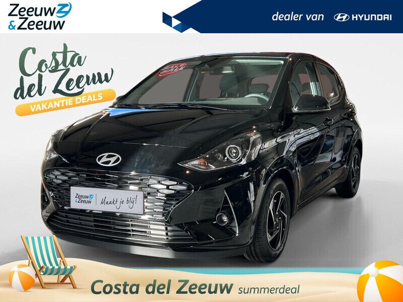 Zwart Nieuw 2024 Hyundai i10 Premium Hatchback | € 21.999 (Duur) - Afbeelding 1/4