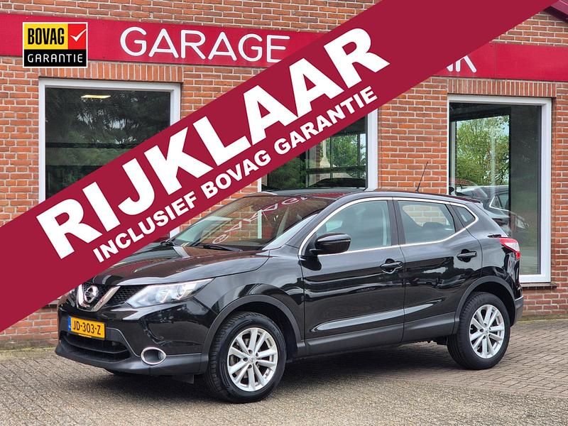 Zwart Gebruikt 2016 Nissan Qashqai Acenta SUV | € 13.950 (Eerlijke prijs) - Afbeelding 1/4