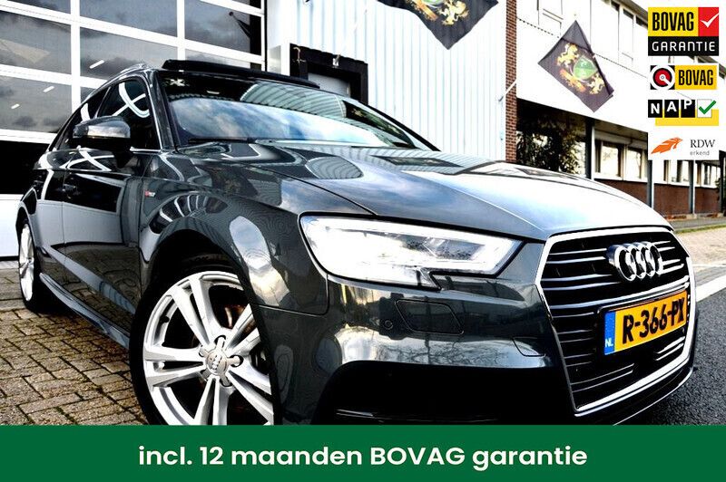 Grijs Gebruikt 2017 Audi A3 Sportback S-Line Hatchback | € 27.500 - Afbeelding 1/4