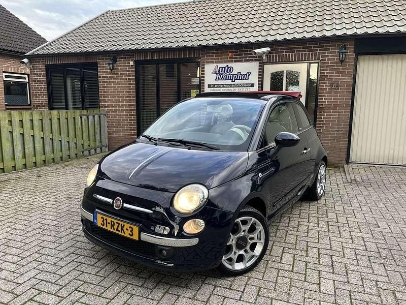 Blauw Occasion 2011 Fiat 500C Lounge Cabriolet | € 5.450 (Eerlijke prijs) - Afbeelding 1/4