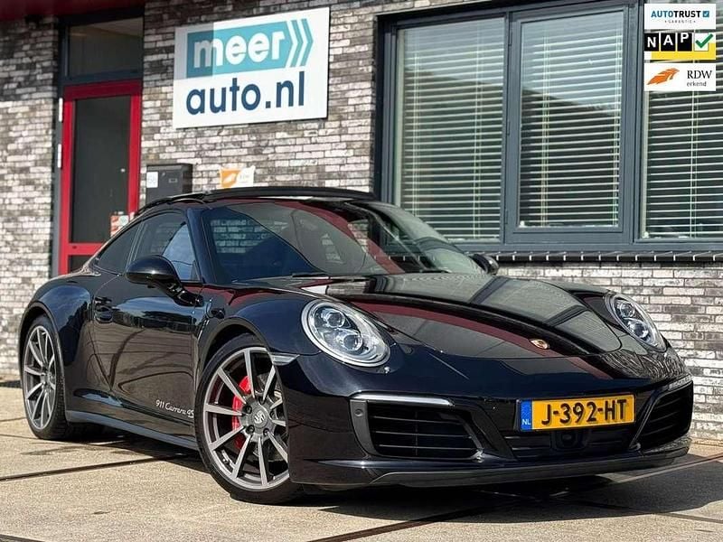 Zwart Gebruikt 2016 Porsche 911 Carrera 4S Chrono Coupé | € 94.945 (Goede deal) - Afbeelding 1/4