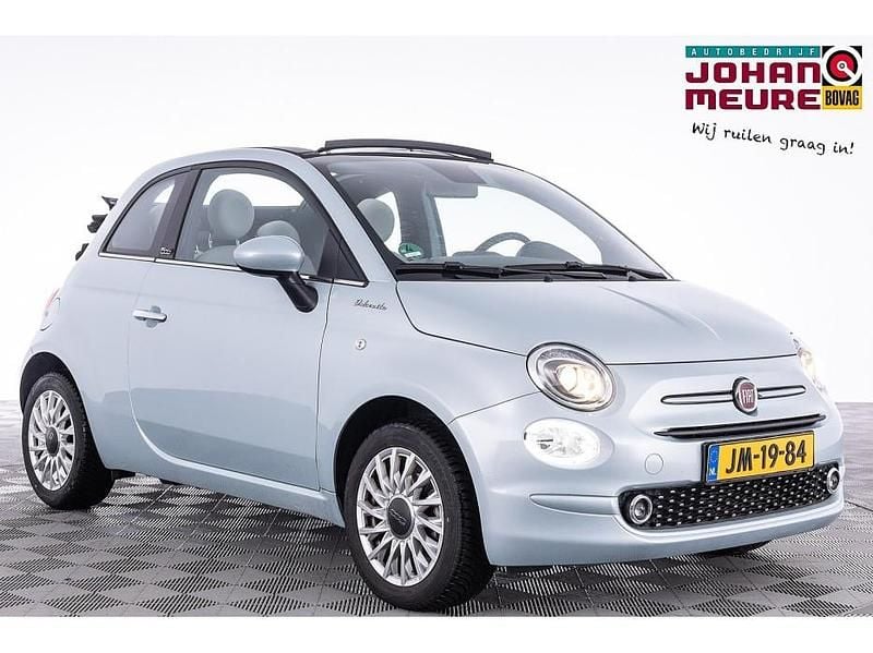 Occasion Fiat 500C Dolcevita 69 PK (50 kW) 2022 Blauw Cabriolet