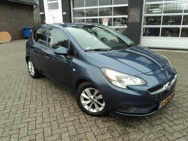 Blauw, metallic lak Gebruikt 2016 Opel Corsa Edition Hatchback | € 5.750 (Eerlijke prijs) - Afbeelding 1/4