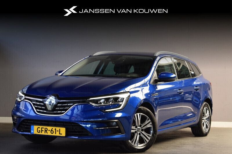 Blauw Gebruikt 2023 Renault Mégane IV Intens Stationwagen | € 25.745 (Eerlijke prijs) - Afbeelding 1/4