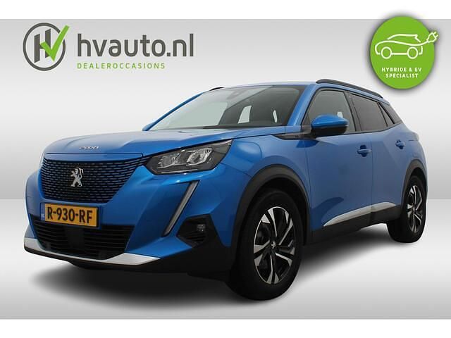 Blauw Gebruikt 2021 Peugeot e-2008 Allure SUV | € 17.900 (Eerlijke prijs) - Afbeelding 1/4