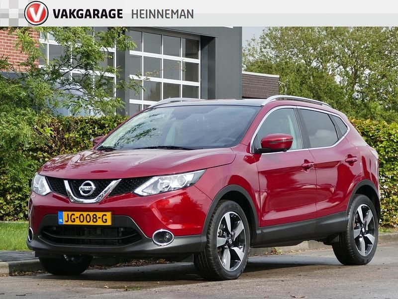 Rood Gebruikt 2016 Nissan Qashqai SUV | € 16.950 (Iets duurder) - Afbeelding 1/4