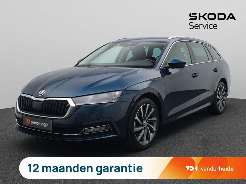 Blauw, metallic lak Gebruikt 2021 Skoda Octavia Business Line Stationwagen | € 24.700 (Iets duurder) - Afbeelding 1/2