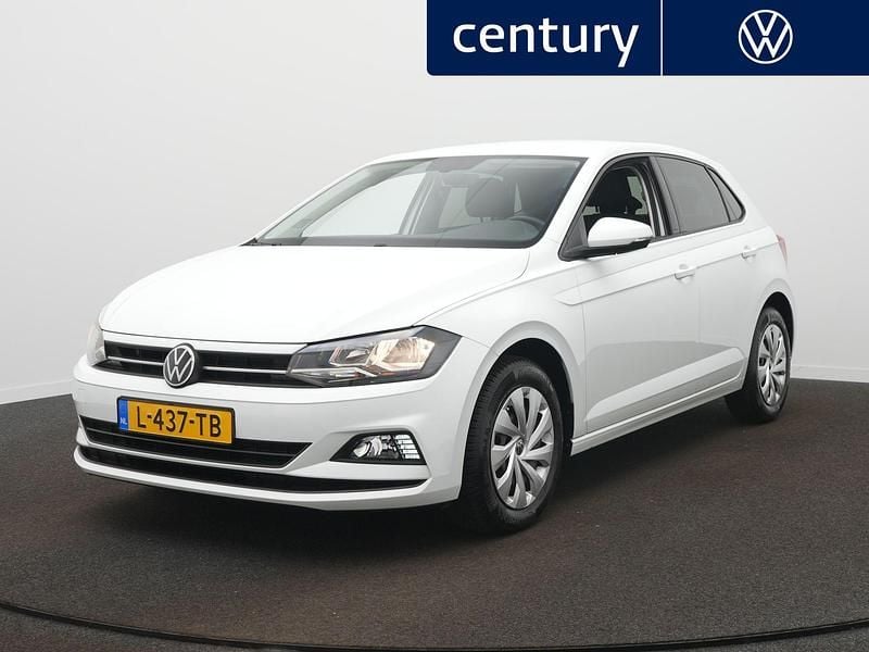 Wit Gebruikt 2021 VW Polo Comfortline Hatchback | € 12.900 (Super prijs) - Afbeelding 1/4