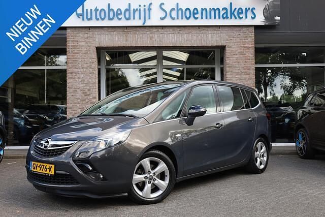 Grijs Gebruikt 2014 Opel Zafira Tourer Cosmo MPV | € 9.745 (Eerlijke prijs) - Afbeelding 1/4