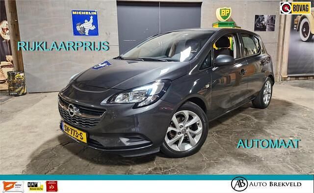 Grijs (metallic) Gebruikt 2018 Opel Corsa Edition Hatchback | € 11.250 (Eerlijke prijs) - Afbeelding 1/4