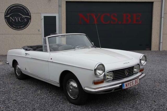 Wit Gebruikt 1968 Peugeot 404 Cabriolet | € 49.900 - Afbeelding 1/4