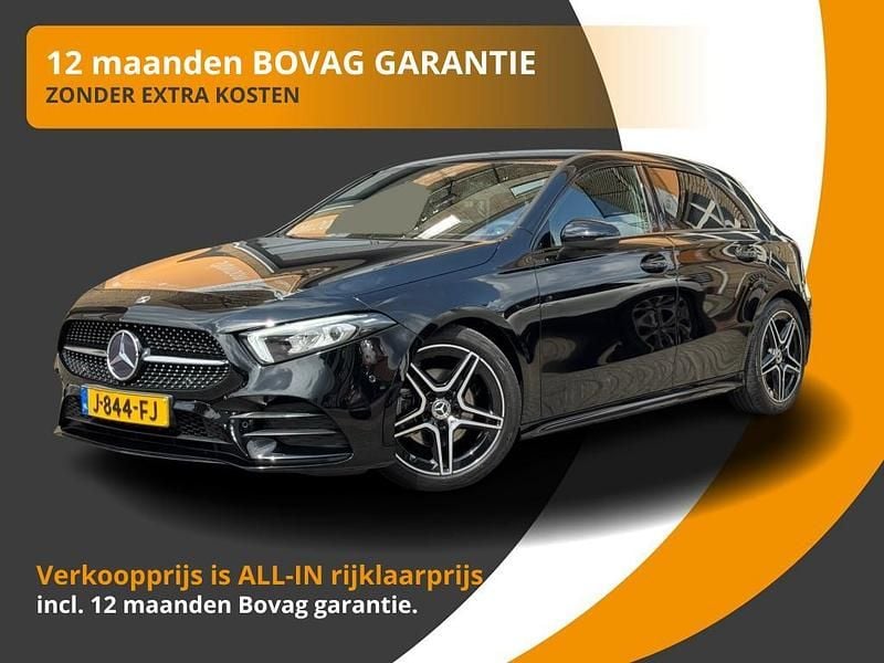 Zwart Gebruikt 2020 Mercedes A180 Sportline Hatchback | € 27.400 (Eerlijke prijs) - Afbeelding 1/4