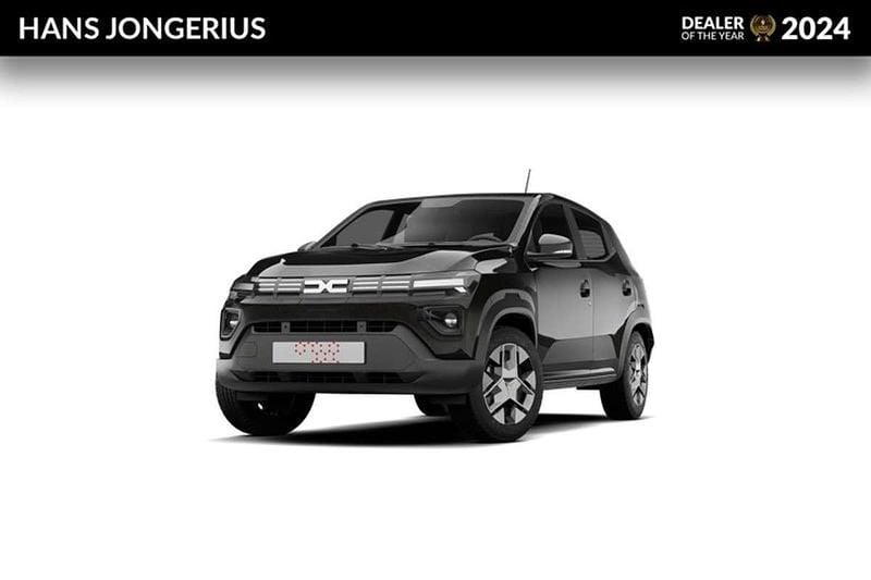 Zwart Nieuw 2025 Dacia Spring Expression Hatchback | € 17.343 (Super prijs) - Afbeelding 1/4