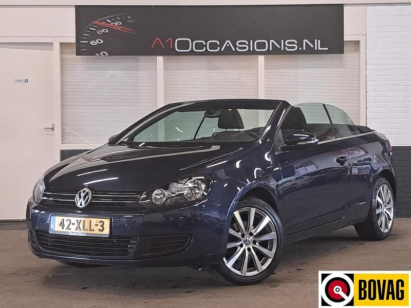 Blauw Gebruikt 2012 VW Golf Cabriolet Cabriolet | € 8.995 (Eerlijke prijs) - Afbeelding 1/4