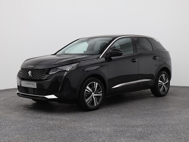 Zwart Gebruikt 2021 Peugeot 3008 Allure SUV | € 20.700 (Goede deal) - Afbeelding 1/4